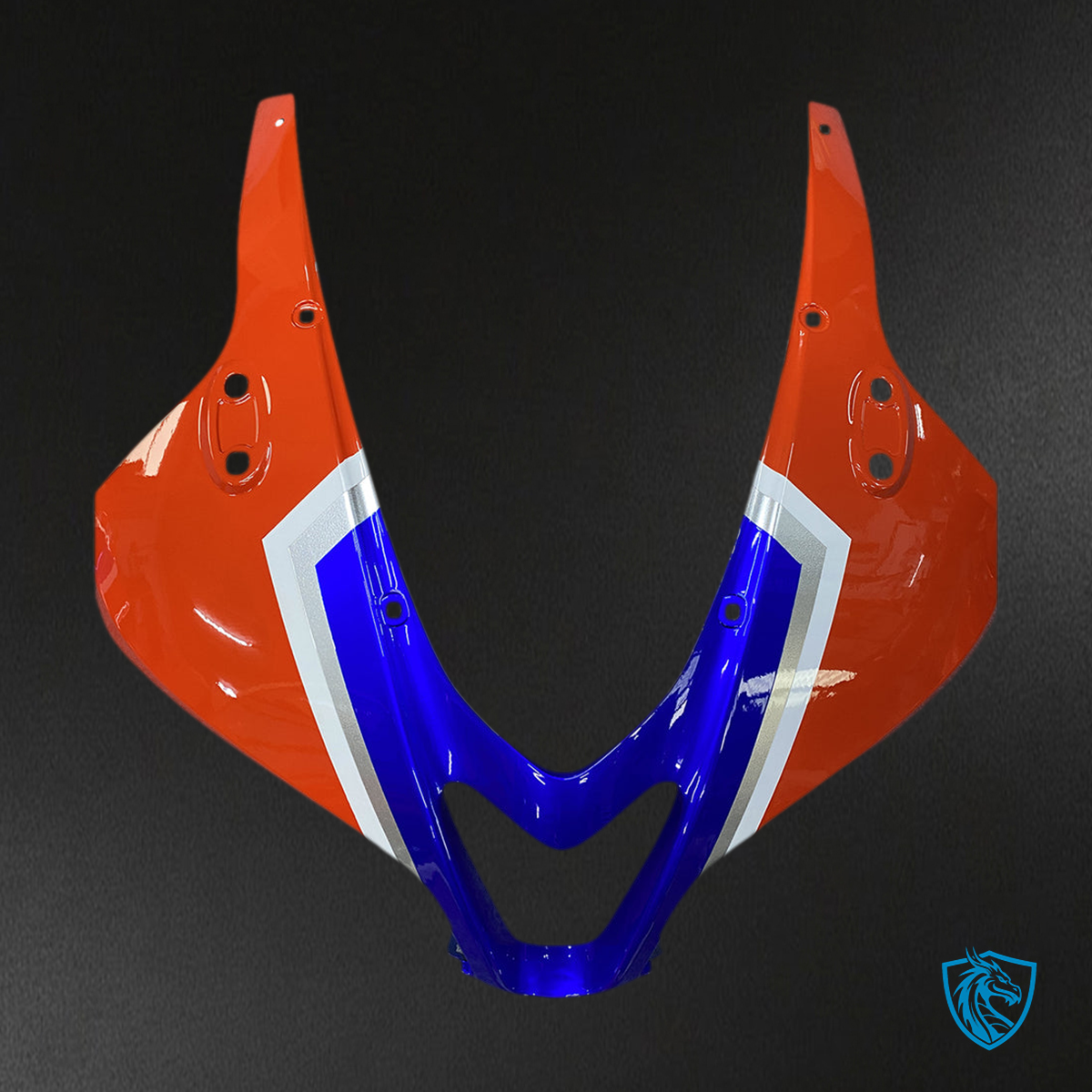 Honda CBR600RR (2007-2008) Orange, White & Blue F5 Fairing Kit | ABS Bodywork