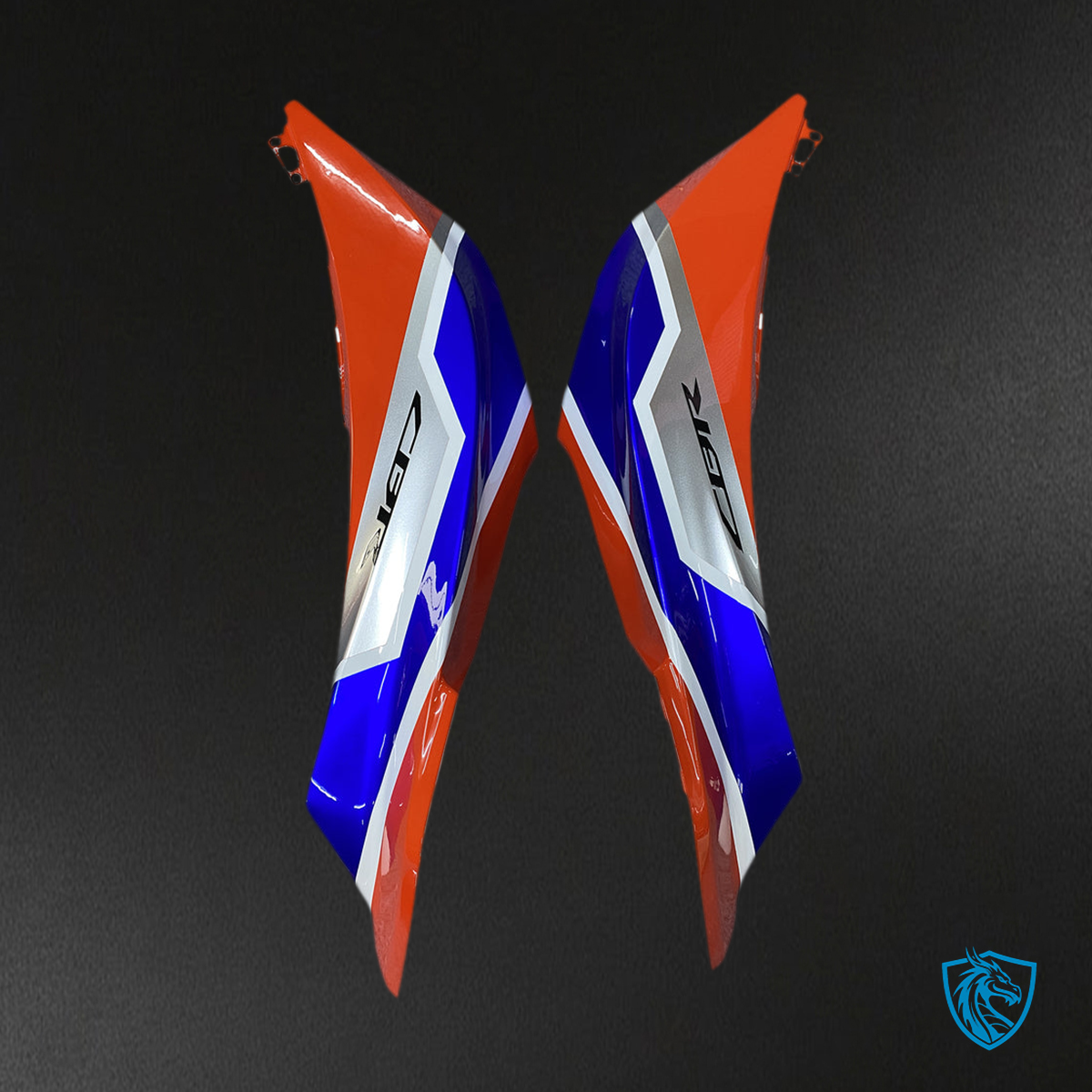 Honda CBR600RR (2007-2008) Orange, White & Blue F5 Fairing Kit | ABS Bodywork