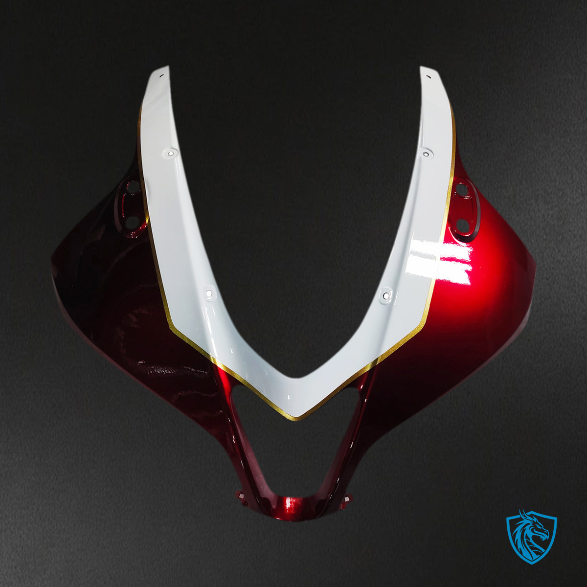Honda CBR600RR (2007-2008) Black, Red & White F5 Fairing Kit - Aftermarket ABS Bodywork