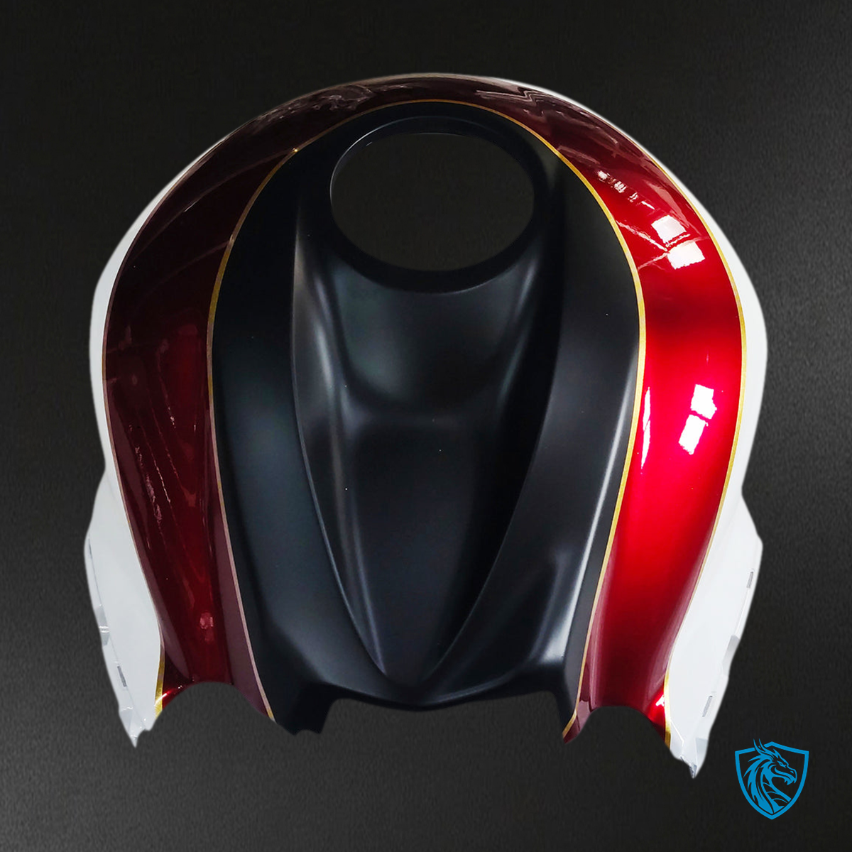 Honda CBR600RR (2007-2008) Black, Red & White F5 Fairing Kit - Aftermarket ABS Bodywork
