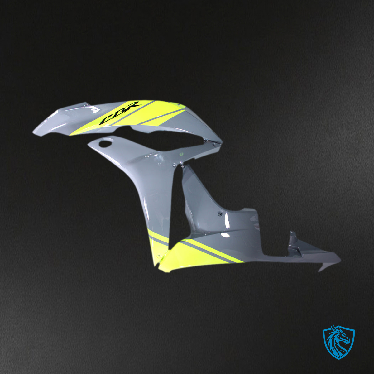 Honda CBR600RR (2007-2008) Nardo Grey & Neon Yellow F5 - MERGEment Motorcycle Fairings Kit