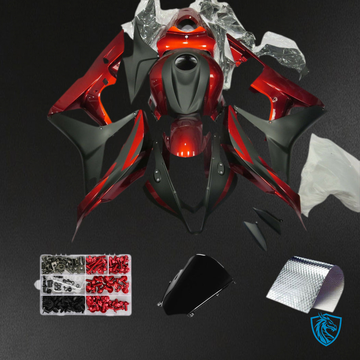 Honda CBR600RR (2007-2008) Red & Black Generic - Custom ABS Fairing Kit