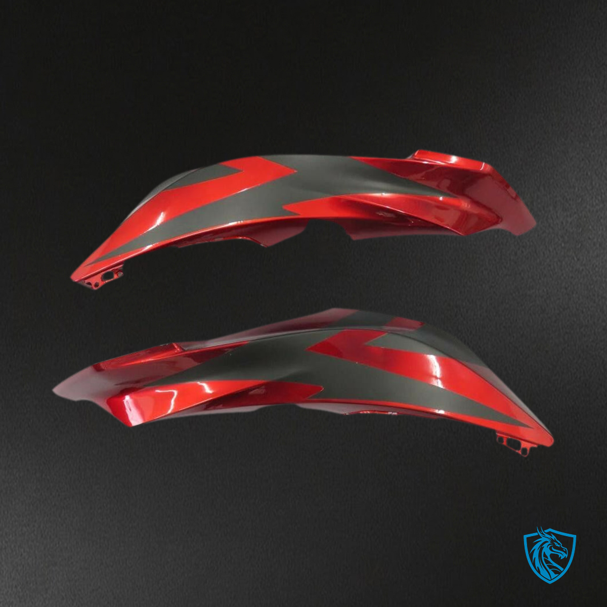 Honda CBR600RR (2007-2008) Red & Black Generic - Custom ABS Fairing Kit