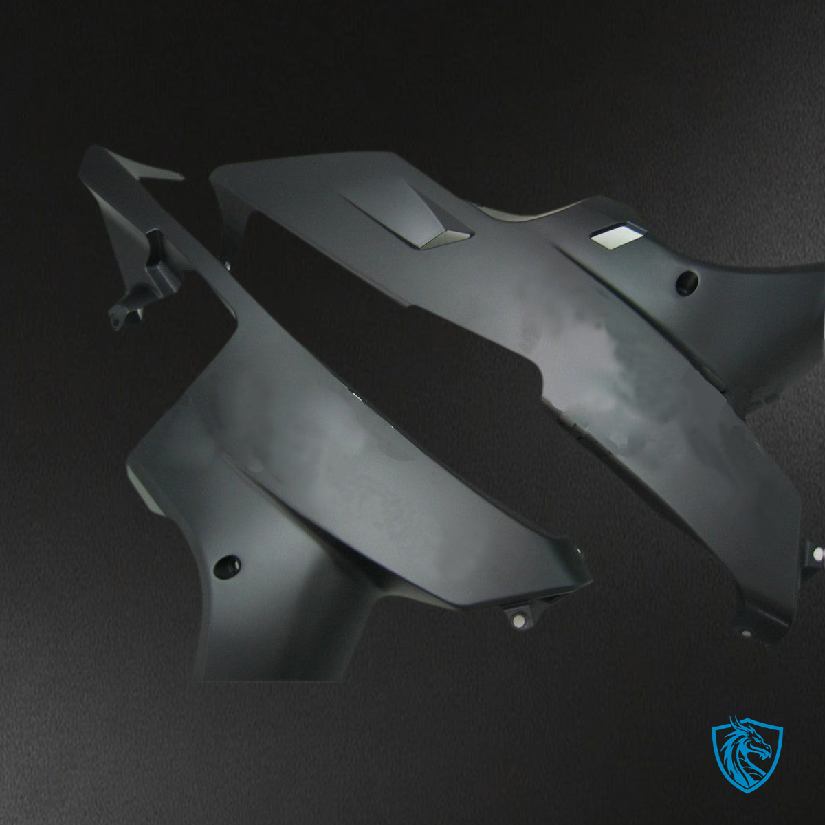 Honda CBR600RR (2007-2008) Matte Black Generic Fairing Kit - Aftermarket ABS Bodywork