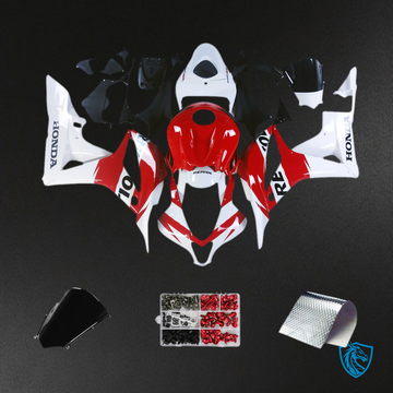 Honda CBR600RR (2007-2008) Red & White F5 - MERGEment Motorcycle Fairings Kit