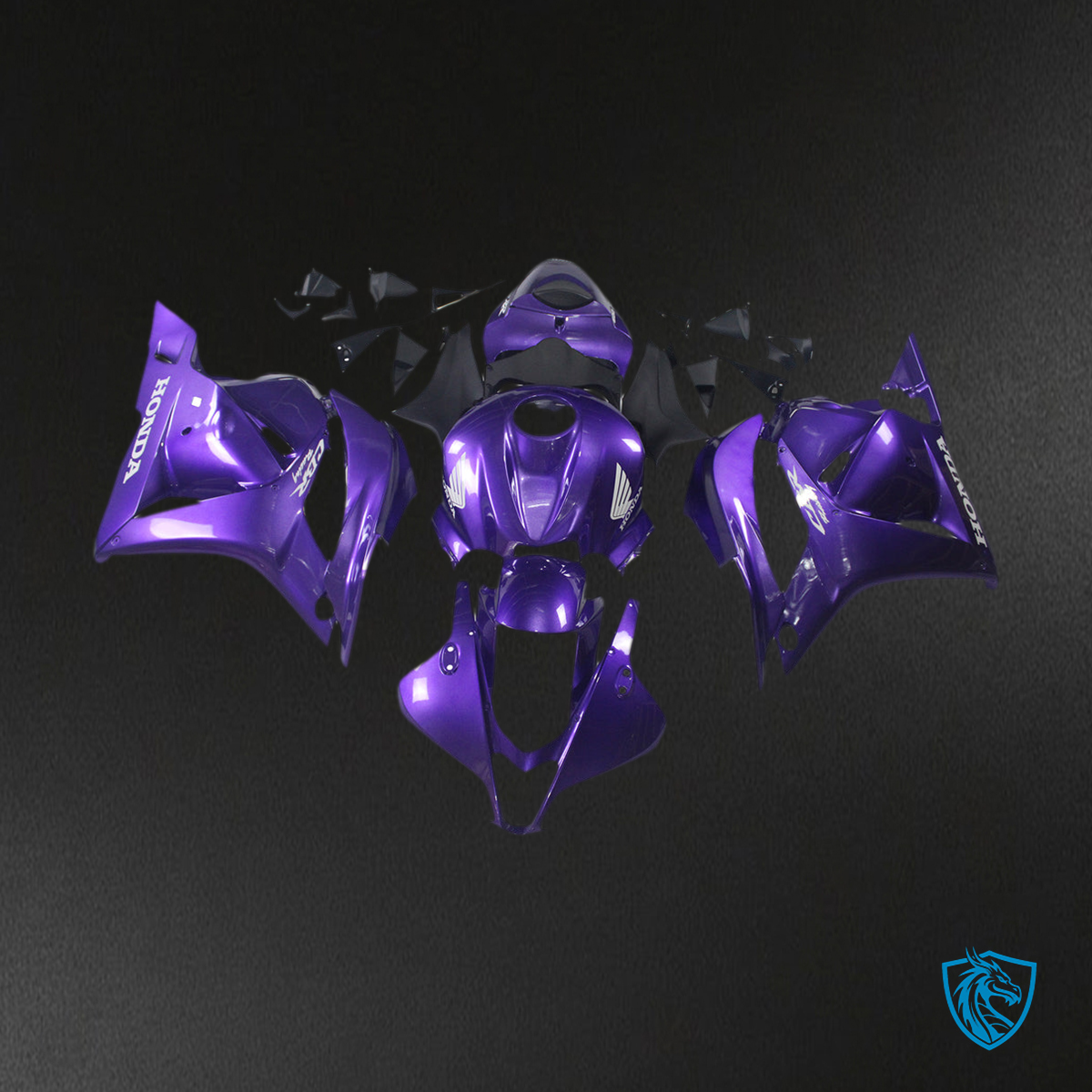 Honda CBR600RR F5 (2009-2012)  Fairing Kit - Gloss Midnight Purple ABS Bodywork