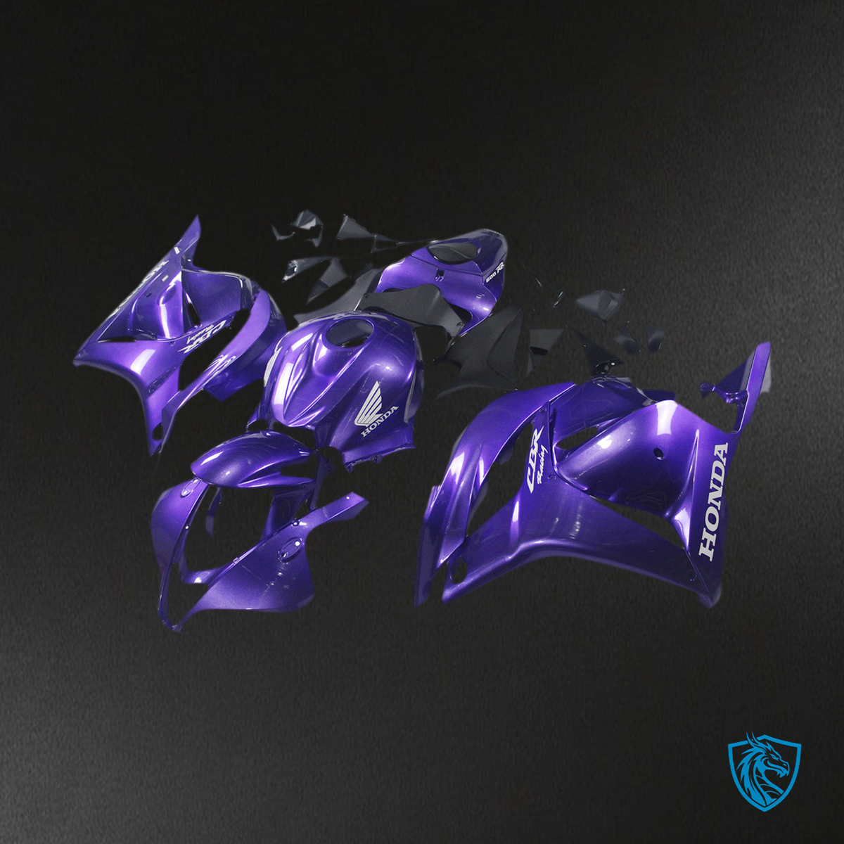 Honda CBR600RR F5 (2009-2012)  Fairing Kit - Gloss Midnight Purple ABS Bodywork