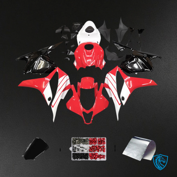 Honda CBR600RR (2009-2012) Red & White Generic Fairings Kit - Aftermarket ABS Bodywork