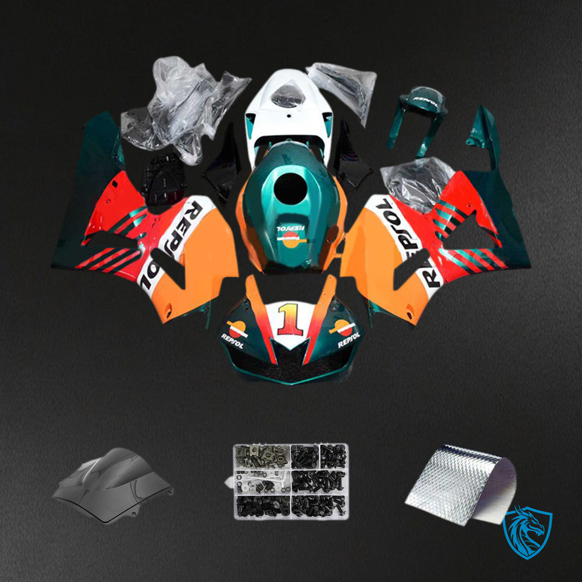 Honda CBR600RR (2013-2023) Multicolour F5 - MERGEment Motorcycle Fairings Kit