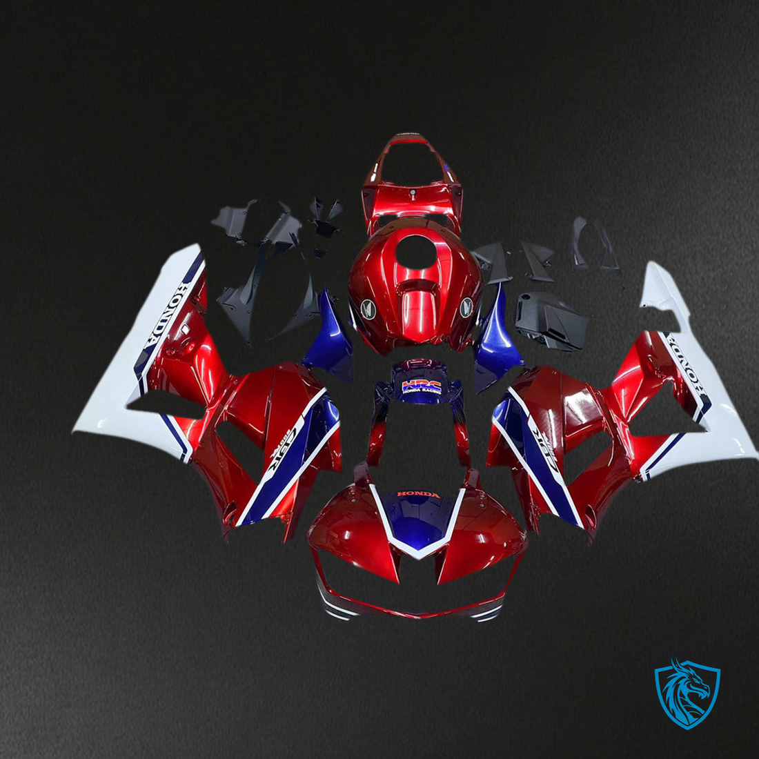 Honda CBR600RR (2013-2023) Red, White & Blue F5 - MERGEment Motorcycle Fairings Kit