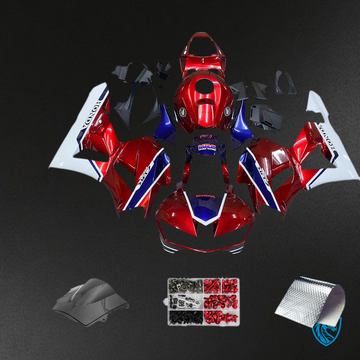 Honda CBR600RR (2013-2023) Red, White & Blue F5 - MERGEment Motorcycle Fairings Kit