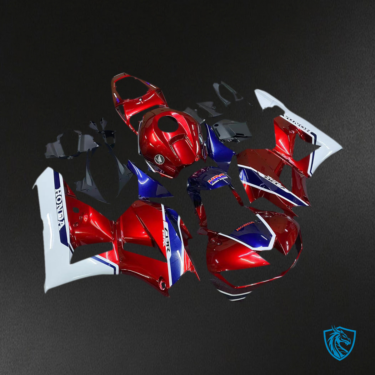 Honda CBR600RR (2013-2023) Red, White & Blue F5 - MERGEment Motorcycle Fairings Kit