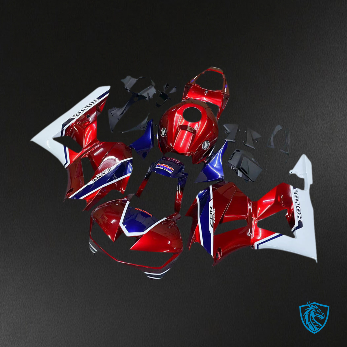 Honda CBR600RR (2013-2023) Red, White & Blue F5 - MERGEment Motorcycle Fairings Kit