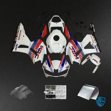 Honda CBR600RR (2013-2023) White, Red & Blue F5 Fairing Kit | ABS Bodywork