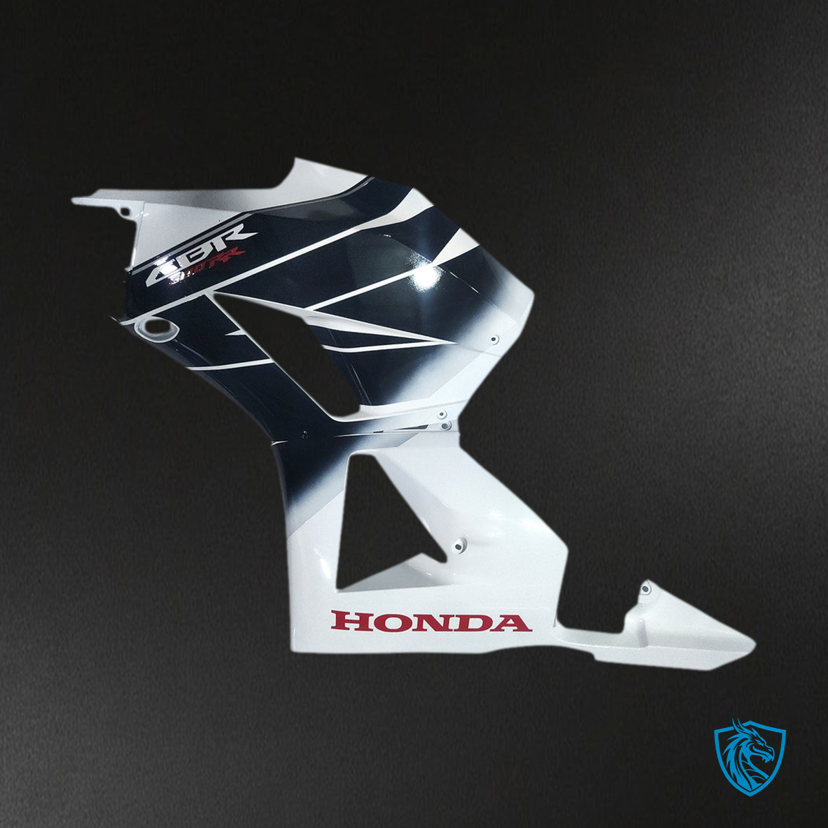 Honda CBR600RR (2013-2023) White & Black F5 Fairing Kit - Aftermarket ABS Bodywork
