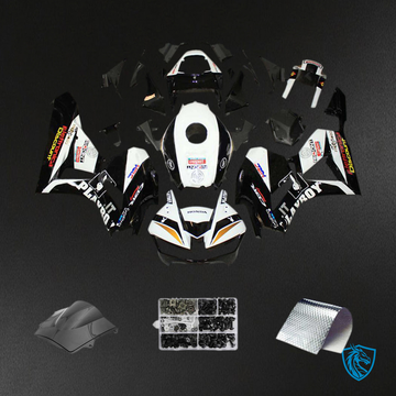 Honda CBR600RR (2013-2023) Black & White F5 - MERGEment Motorcycle Fairings Kit