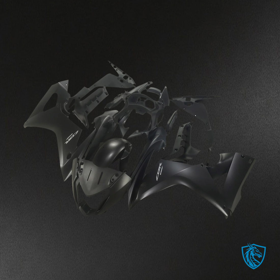 Honda CBR650 F (2014-2016) Black Style2 - Fairing Kit