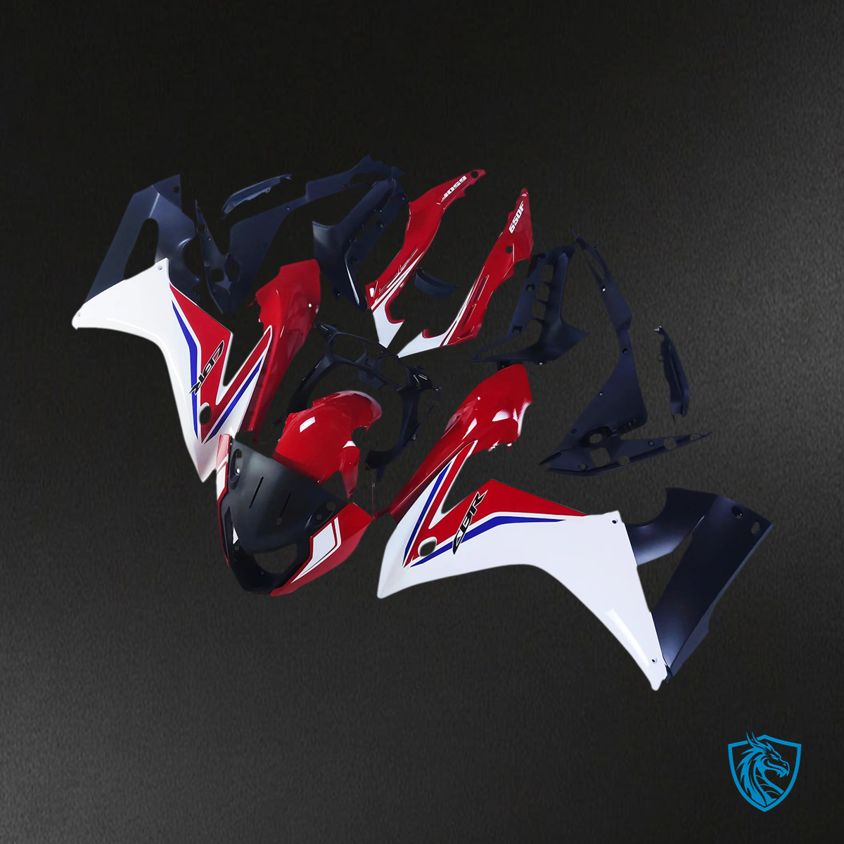 Honda CBR650 F (2014-2016) Red & White - Fairing Kit