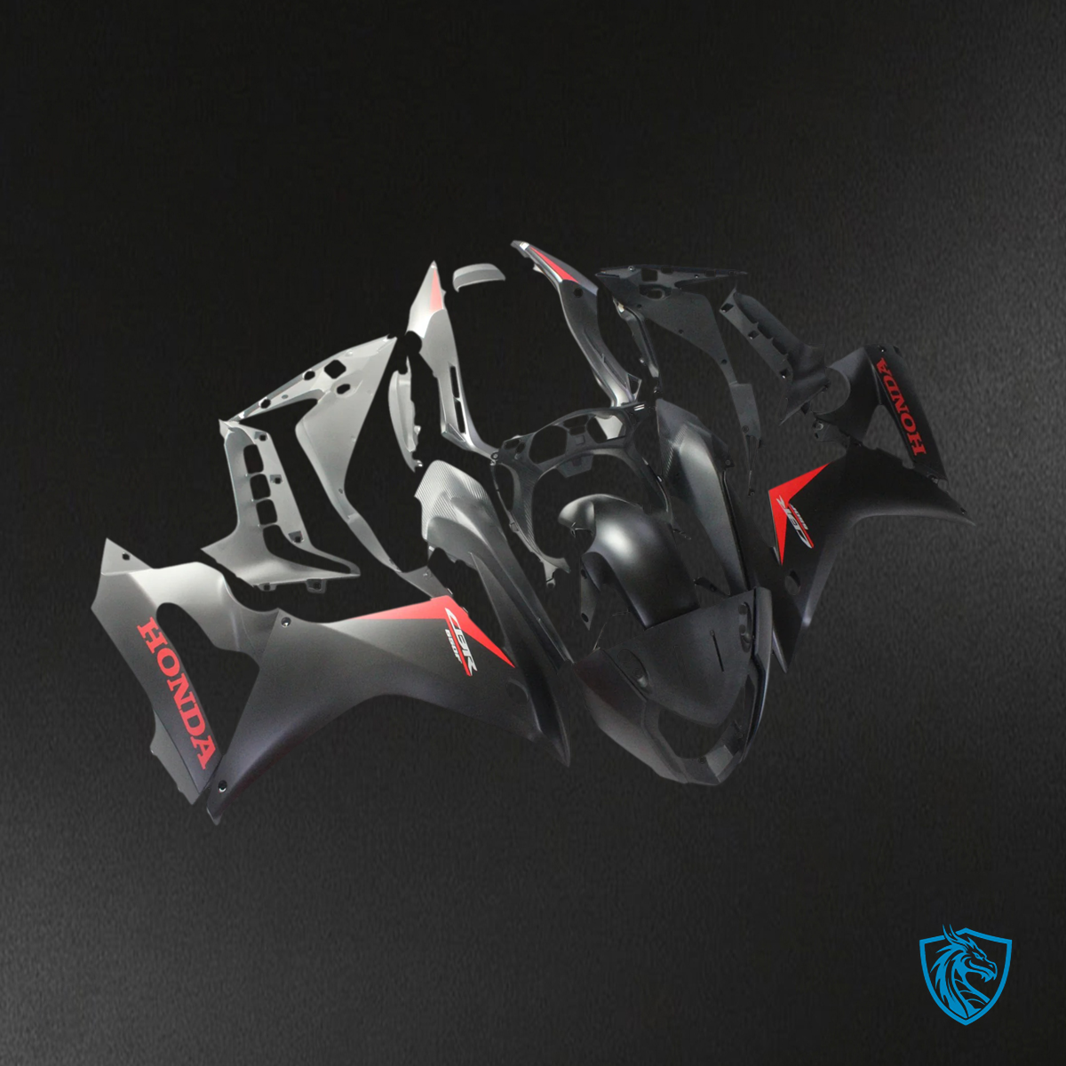 Honda CBR650 F (2017-2019) Black & Red - Fairing Kit
