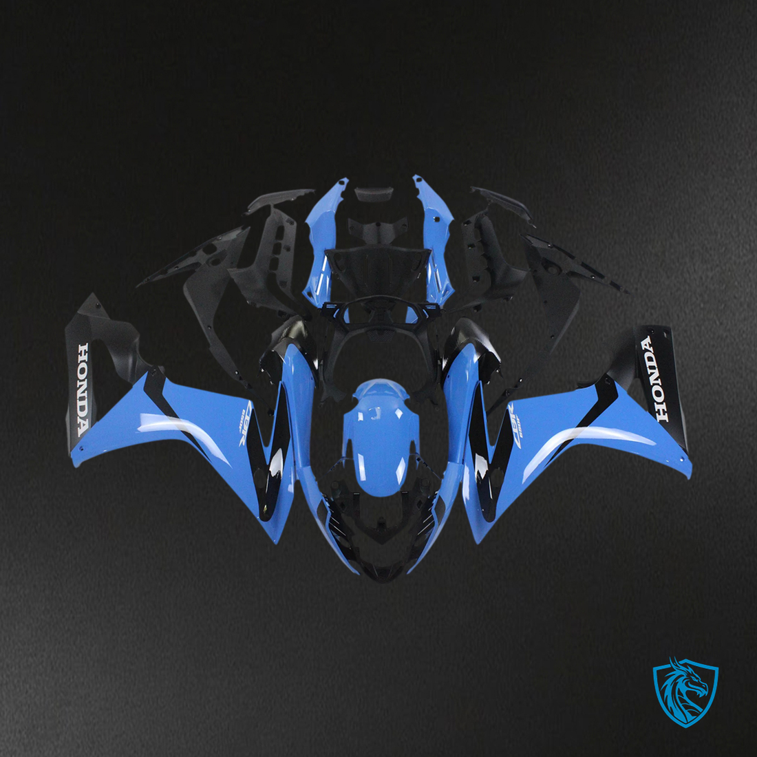 Honda CBR650 F (2017-2019) Blue & Black - Fairing Kit