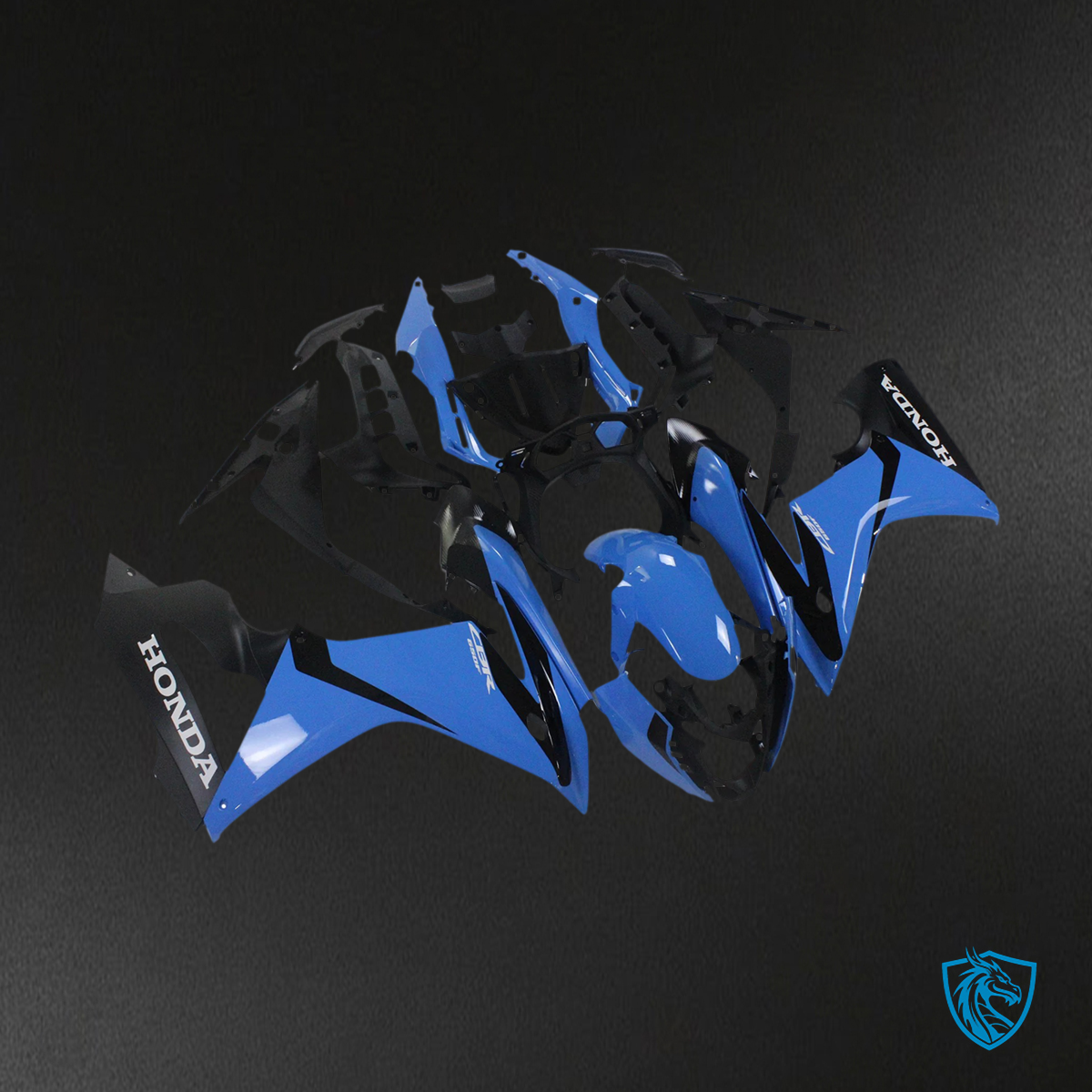 Honda CBR650 F (2017-2019) Blue & Black - Fairing Kit