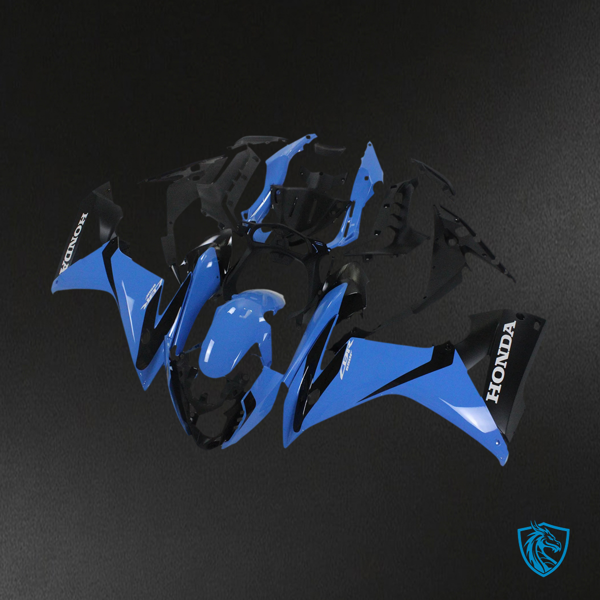 Honda CBR650 F (2017-2019) Blue & Black - Fairing Kit