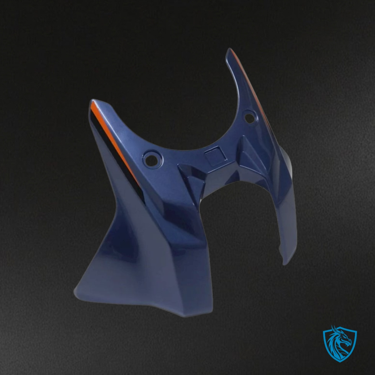 Honda CBR650R (2019-2020) Gloss Blue, Black & Orange - Custom ABS Fairing Kit