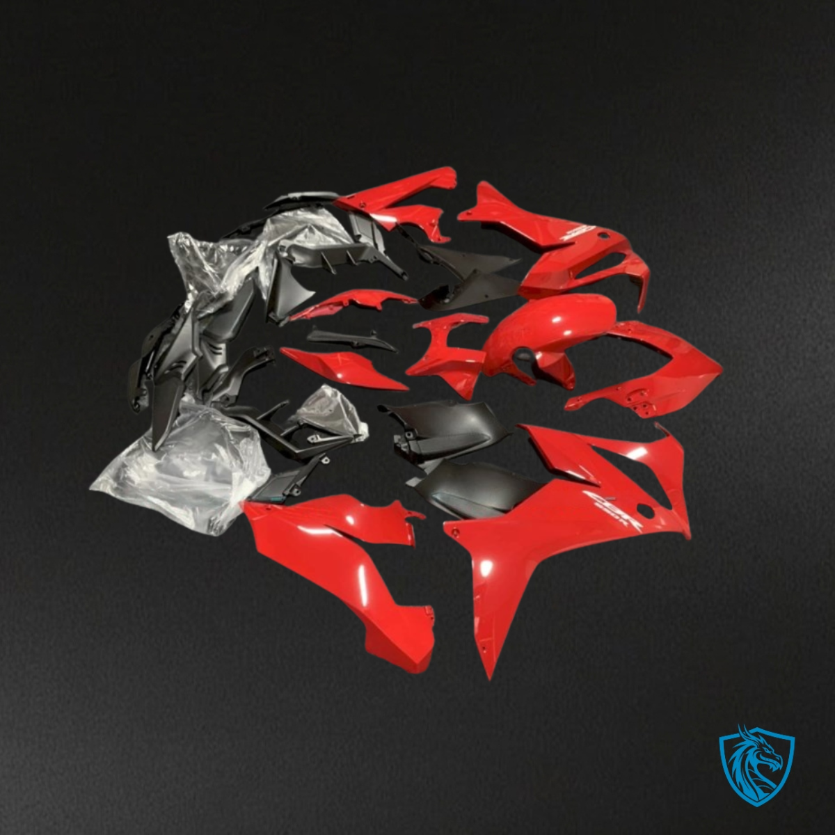 Honda CBR650R (2019-2020) Gloss Red & Black ABS Bodywork - Fairings Kit