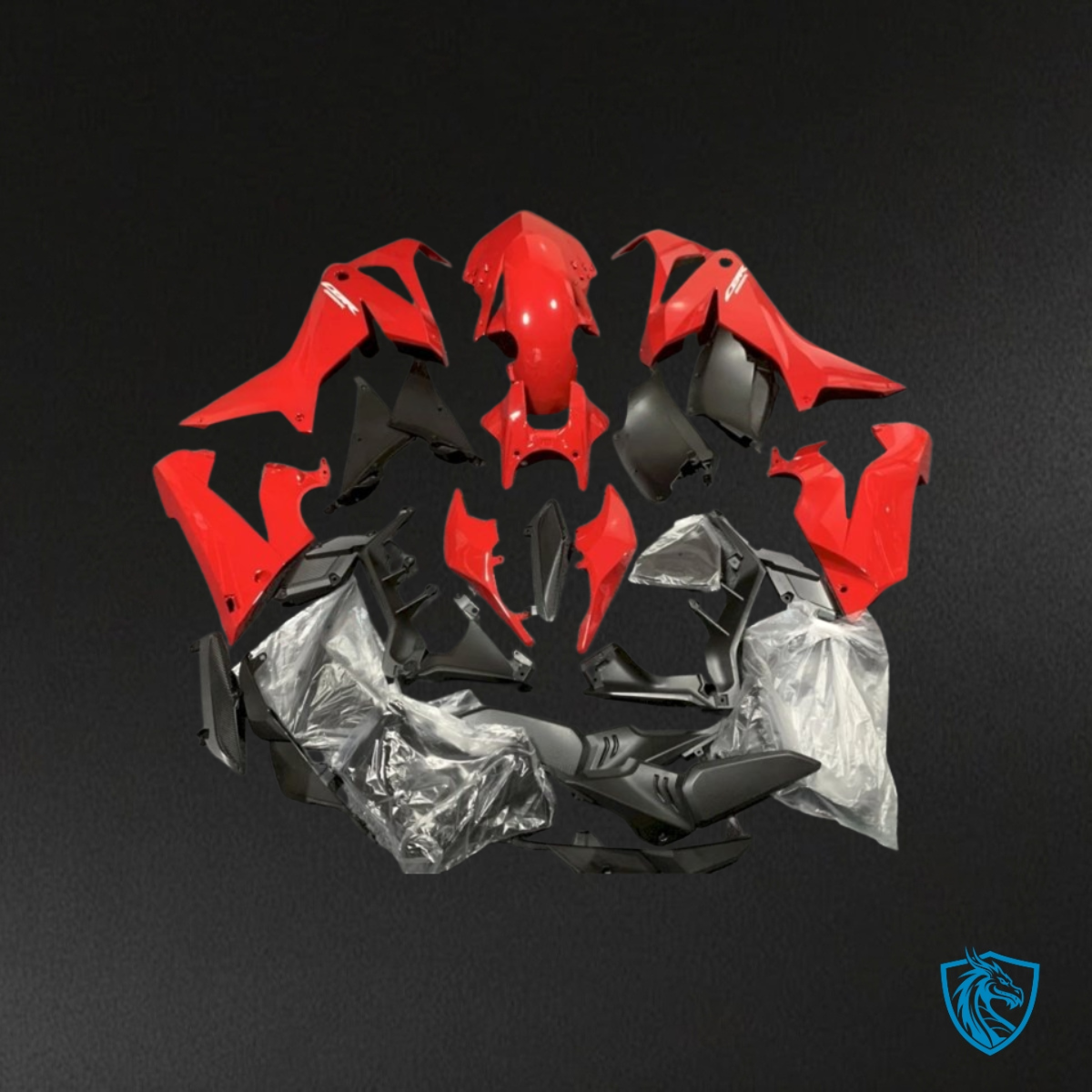 Honda CBR650R (2019-2020) Gloss Red & Black ABS Bodywork - Fairings Kit