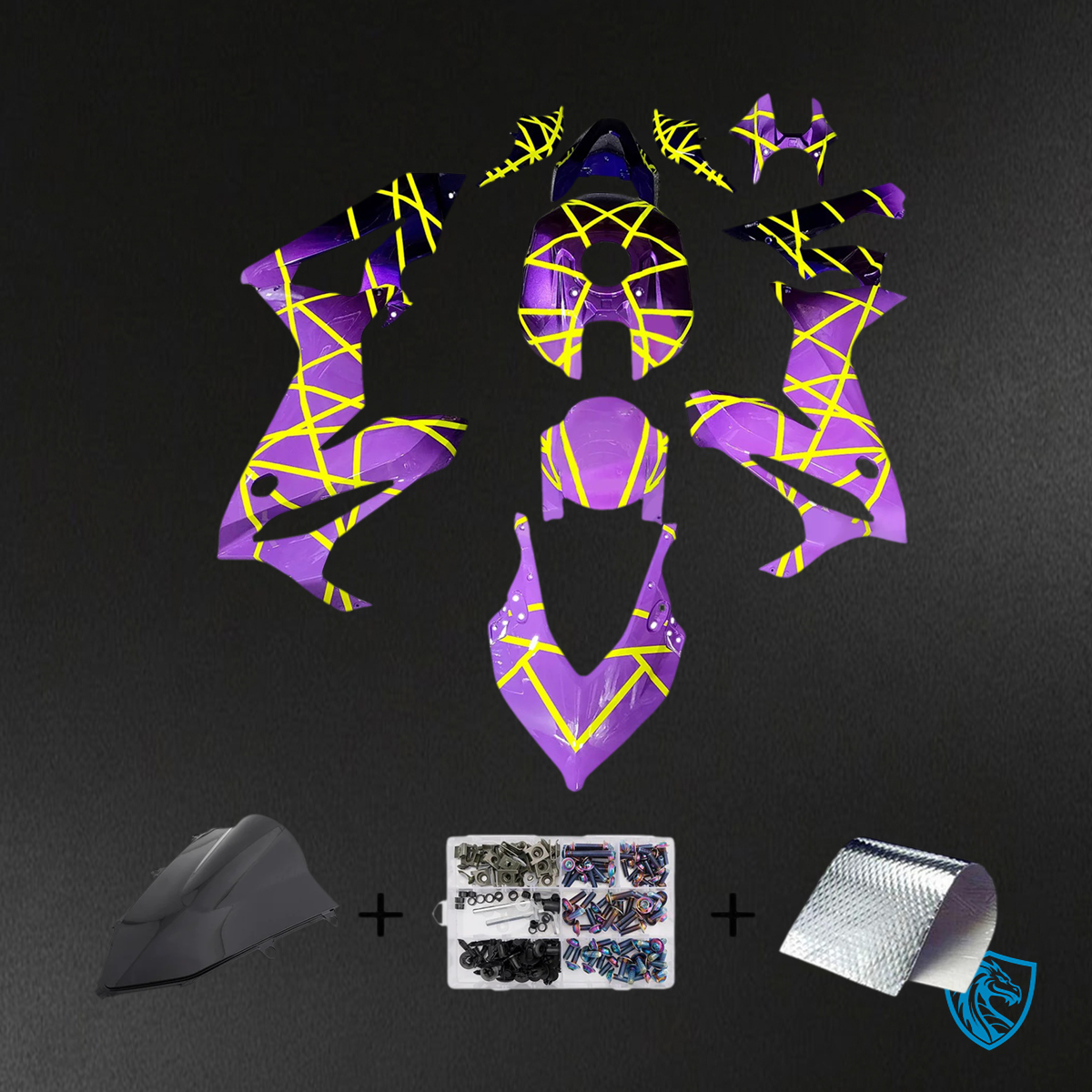 Honda CBR650R (2019-2020) Purple - Fairing Kit