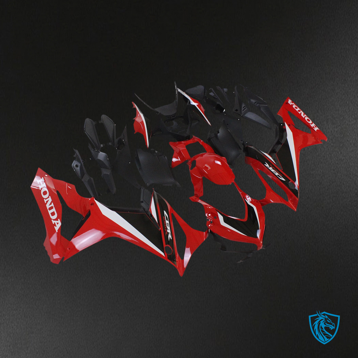 Honda CBR650R (2019-2020) Red & Black - Fairing Kit