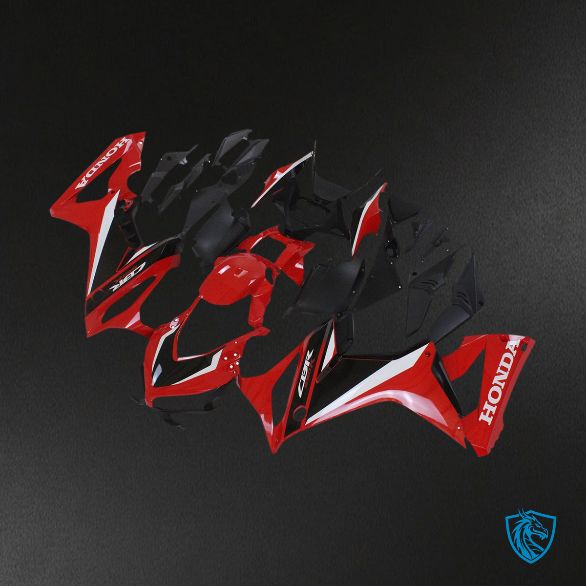 Honda CBR650R (2019-2020) Red & Black - Fairing Kit