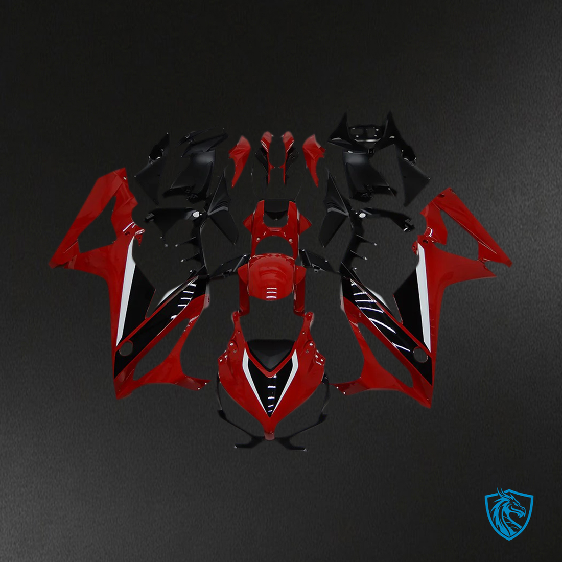 Honda CBR650R (2019-2020) Red & Black - Fairing Kit