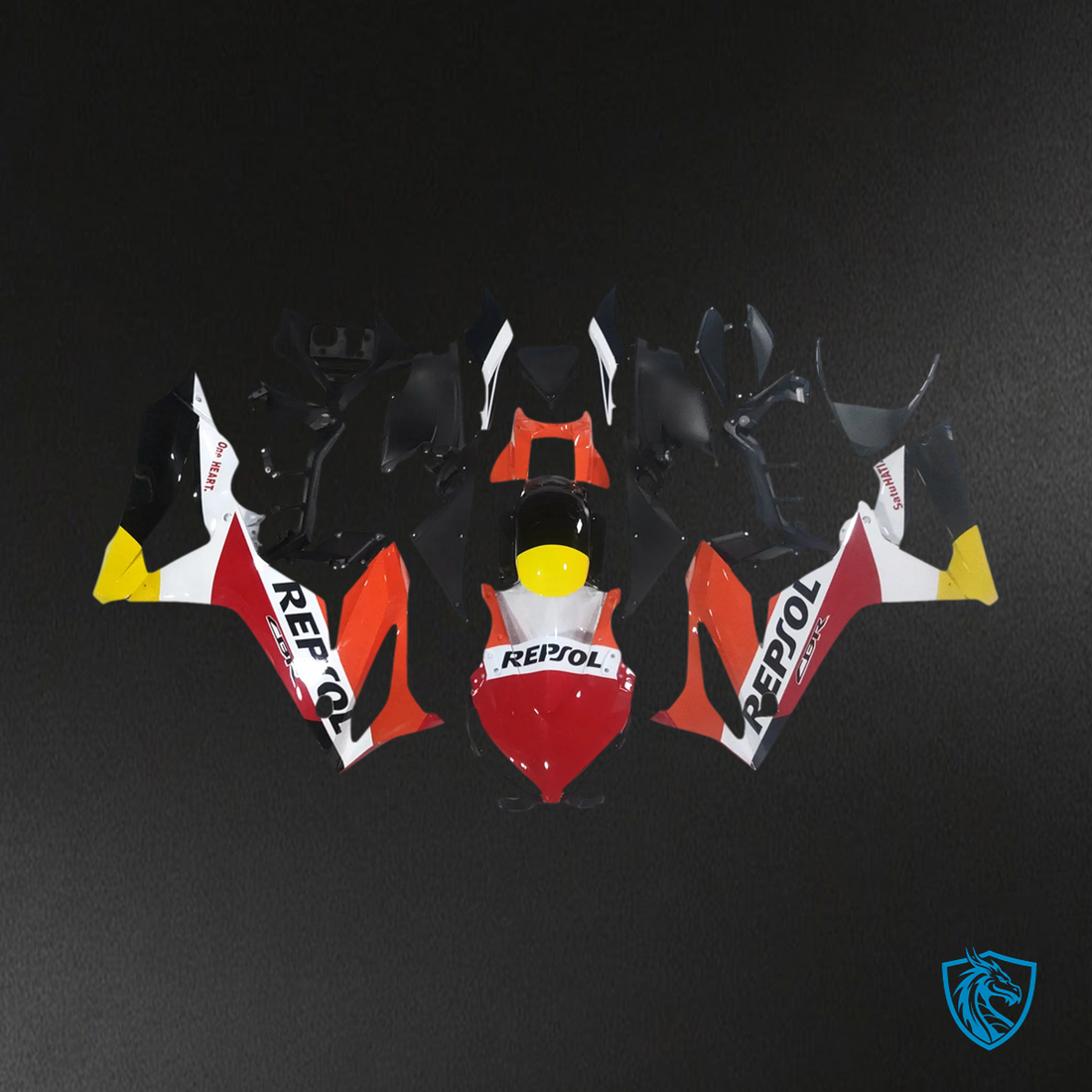 Honda CBR650R (2019-2020) Red & Orange Repjol - Fairing Kit