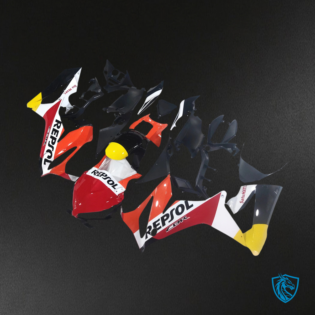 Honda CBR650R (2019-2020) Red & Orange Repjol - Fairing Kit
