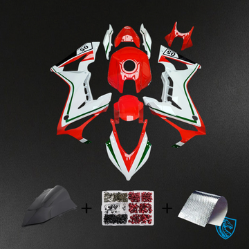 Honda CBR650R (2019-2020) White & Red - Fairing Kit