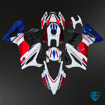 Honda CBR650R (2021-2023) Gloss White, Red & Blue - Aftermarket ABS Bodywork