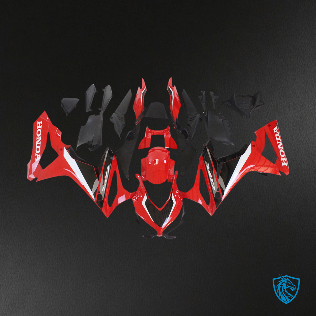 Honda CBR650R (2021-2023) Red & Black - Fairing Kit