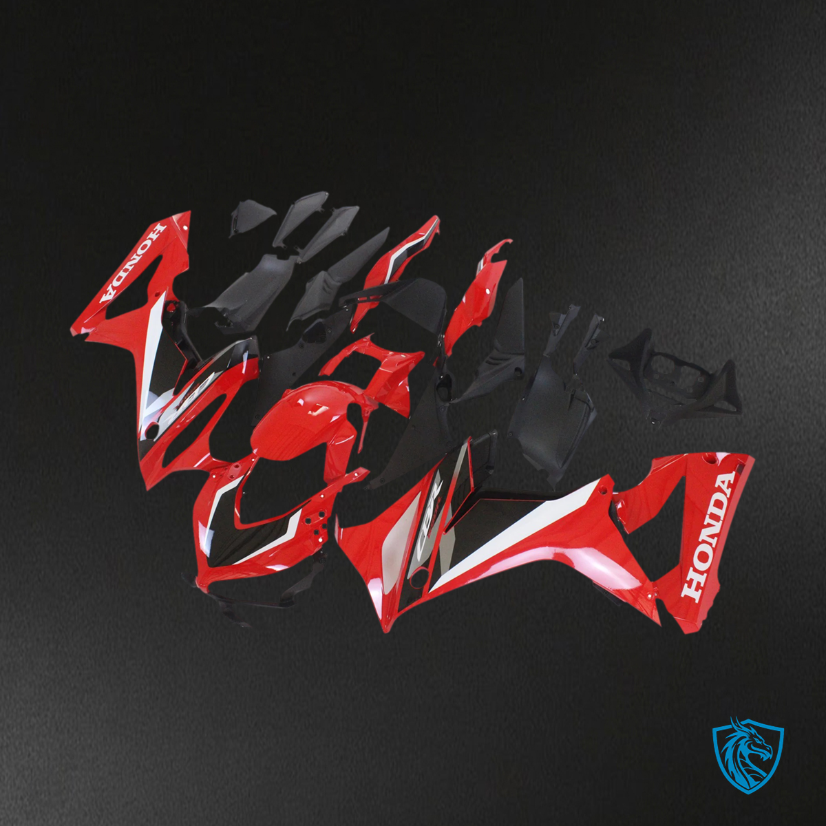 Honda CBR650R (2021-2023) Red & Black - Fairing Kit