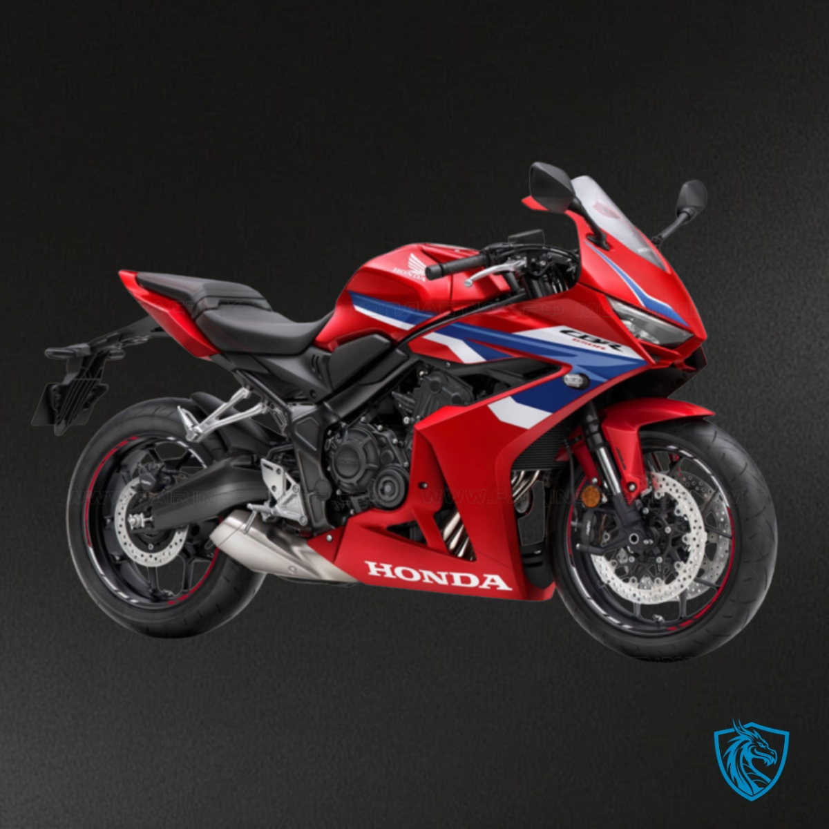 Honda CBR650R (2024-2025) Gloss Red, White & Blue Fairings Kit - Aftermarket ABS Bodywork