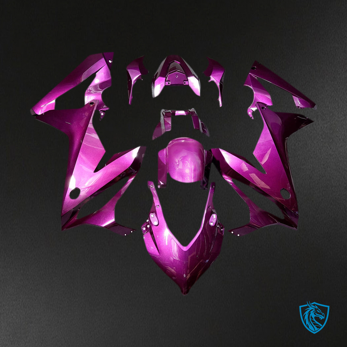 Honda CBR650R (2019-2020) Fairing Kit - Gloss Purple ABS Bodywork