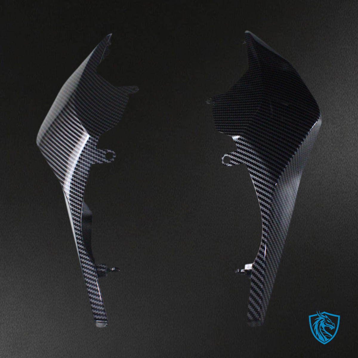 Honda CBR650R (2019-2020) Fairing Set - Black Carbon Fiber ABS Bodywork