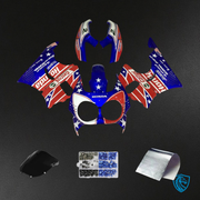 Blue & Red