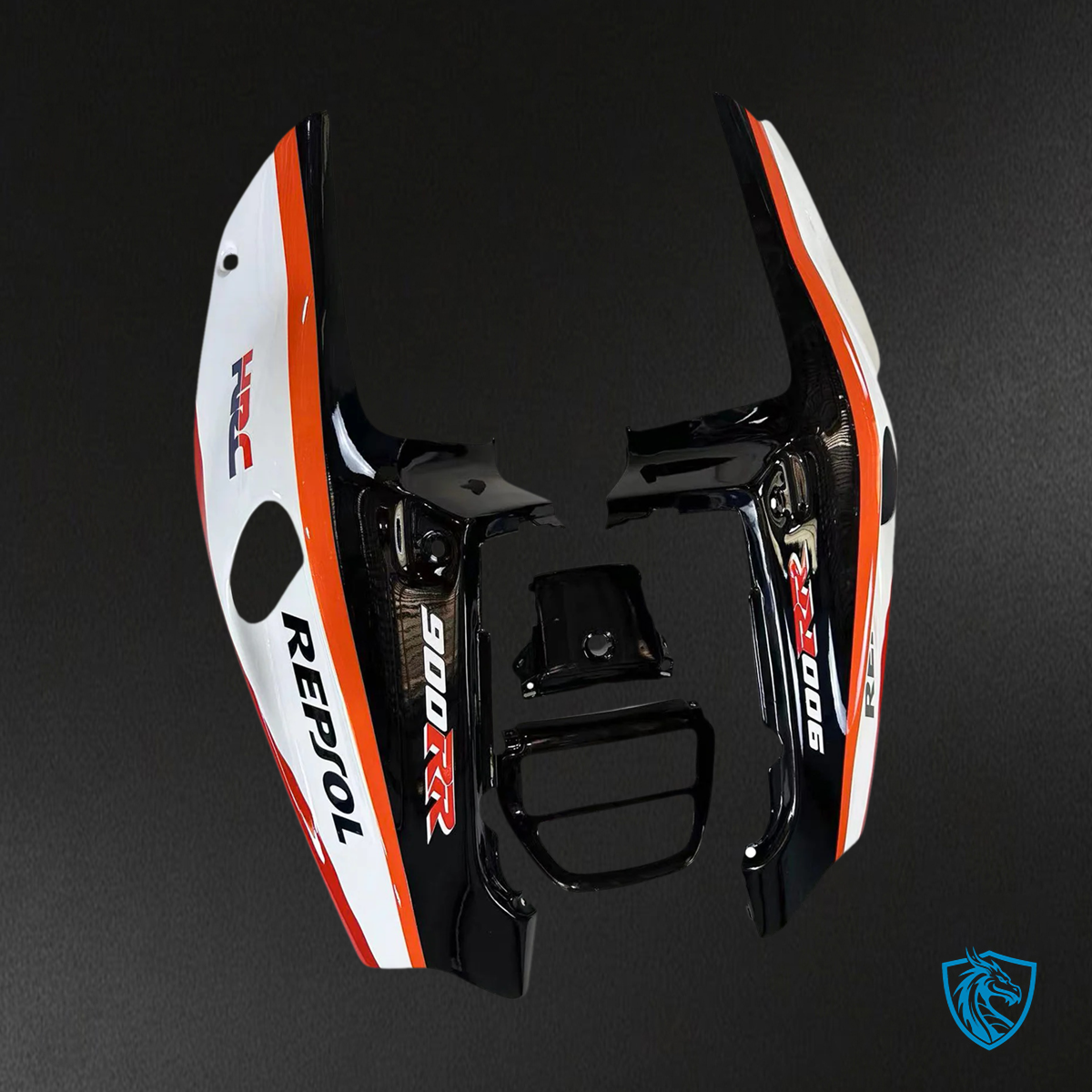 Honda CBR900RR 893 (1992-1993) Red & Orange Repjol - Fairing Kit