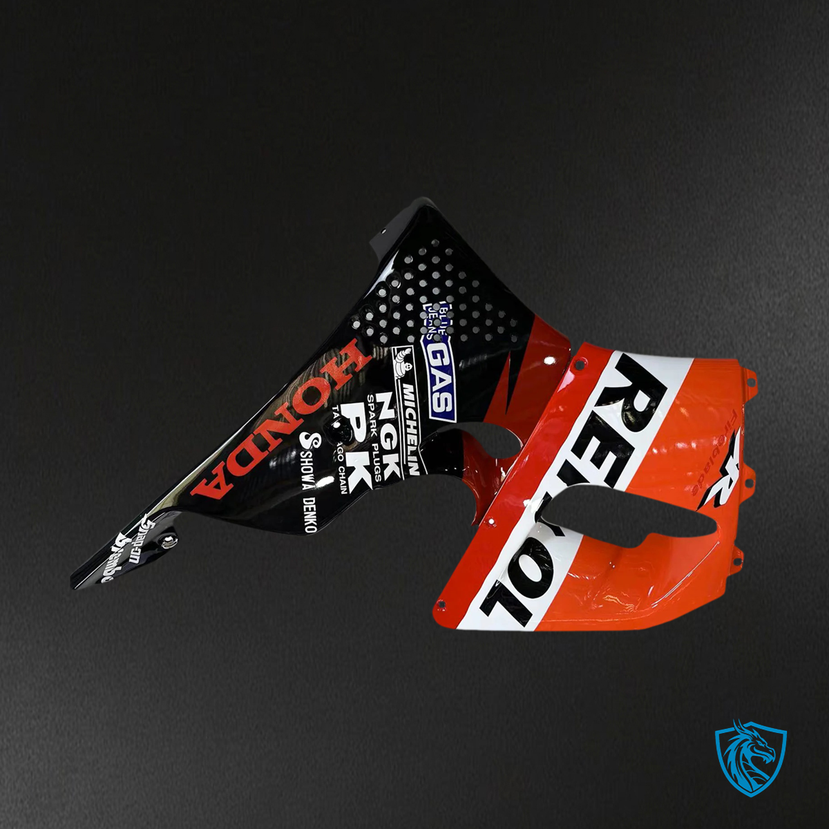 Honda CBR900RR 893 (1992-1993) Red & Orange Repjol - Fairing Kit