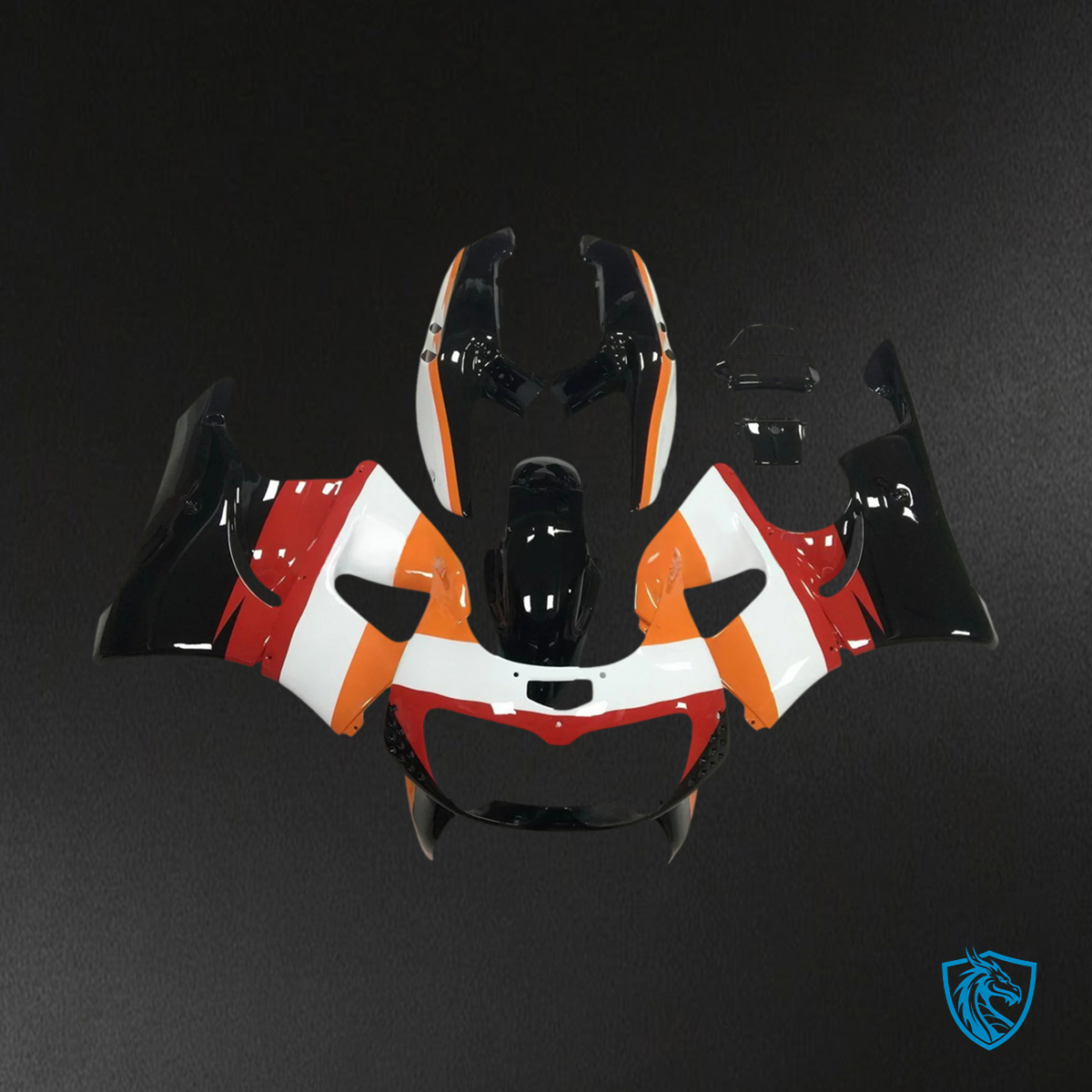 Honda CBR900RR 893 (1994-1995) Orange & Red - Fairing Kit