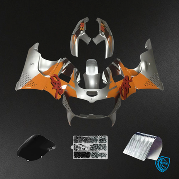Honda CBR900RR 893 (1994-1995) Orange & Sliver - Fairing Kit