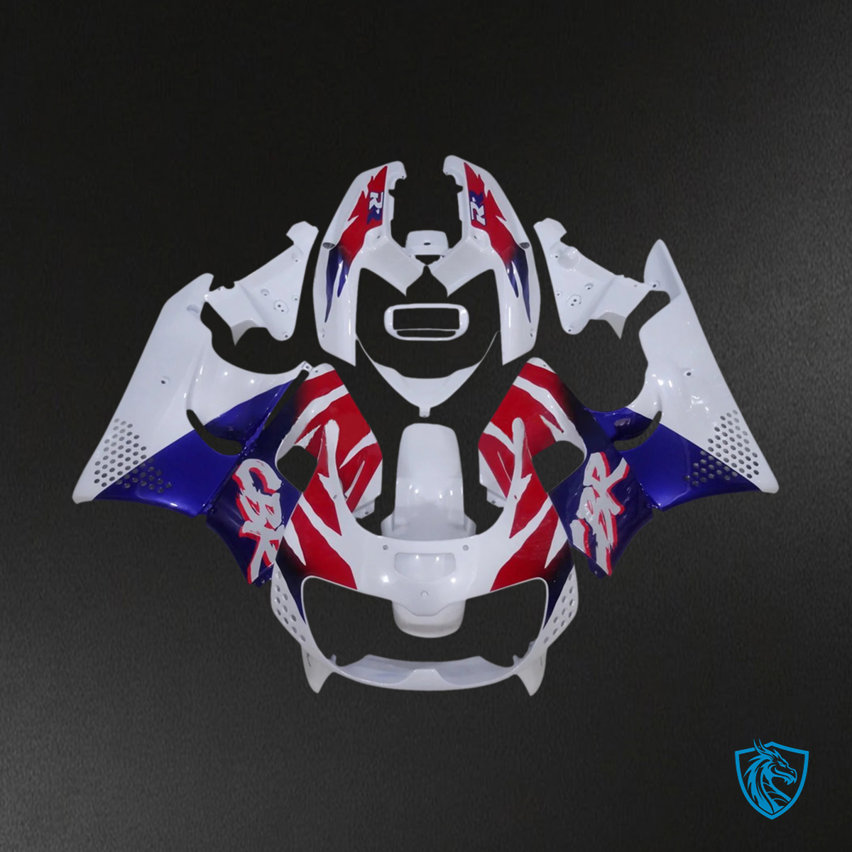 Honda CBR900RR 893 (1994-1995) Red & Blue Style 1 - Fairing Kit