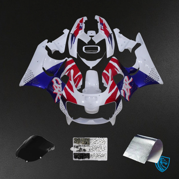 Honda CBR900RR 893 (1994-1995) Red & Blue Style 1 - Fairing Kit