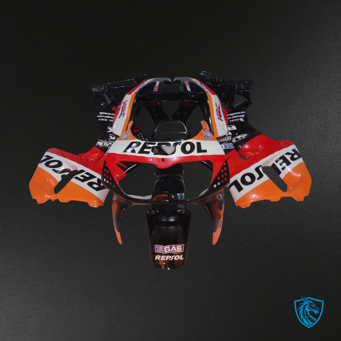 Honda CBR900RR 893 (1994-1995) Red & Orange Repjol - Fairing Kit